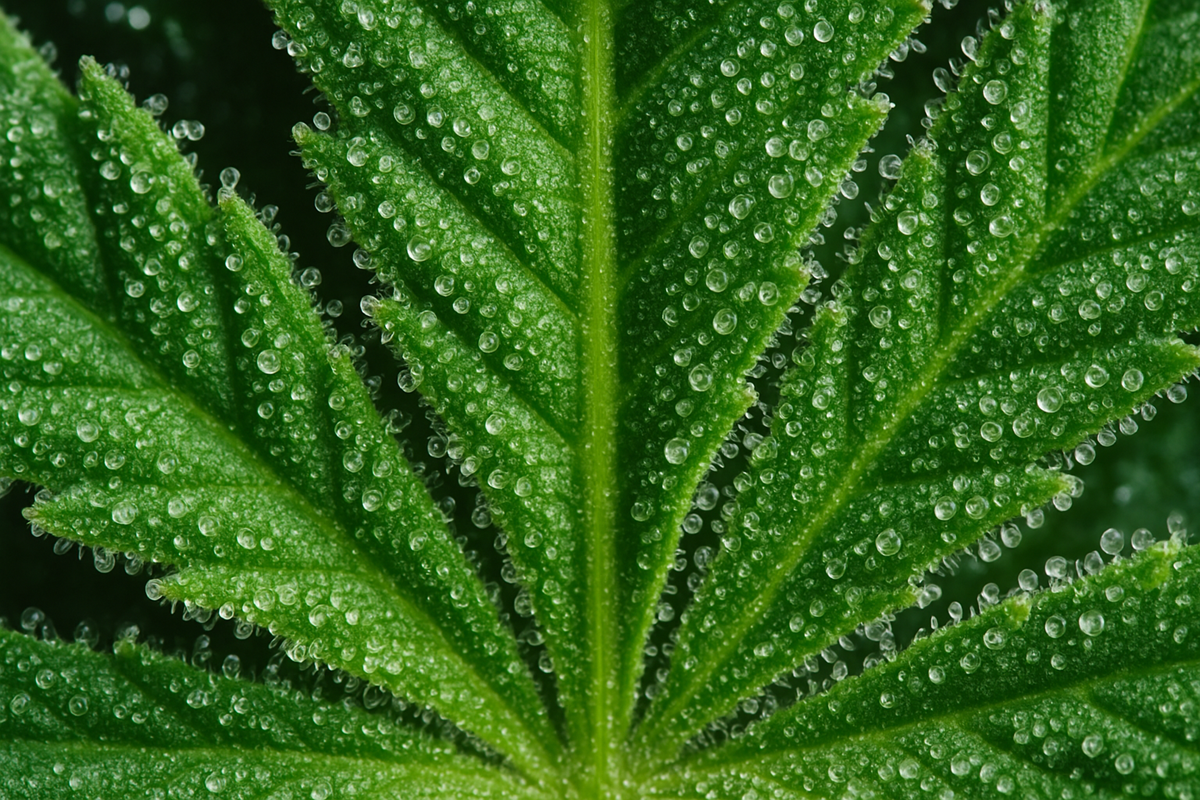 closup plantenblad